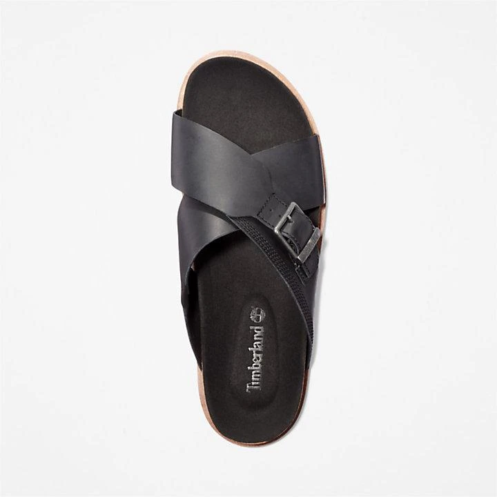 Timberland Amalfi Vibes Cross Slide Sandal for Men in Black 2