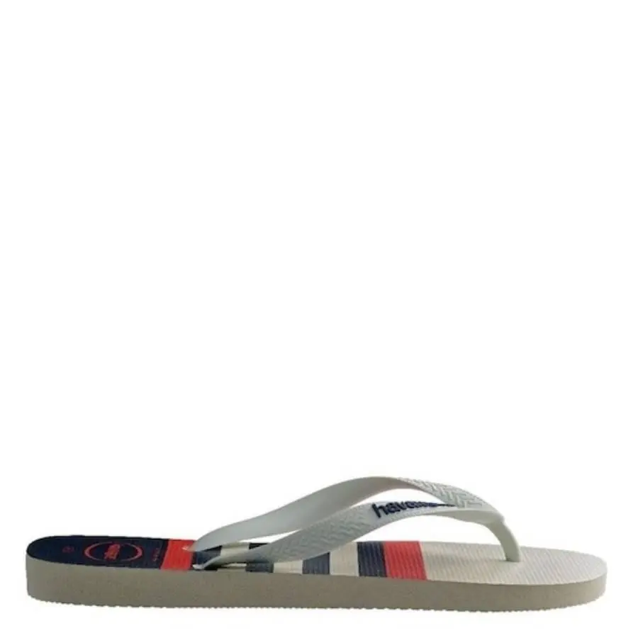 Havaianas Havaianas Top Nautical White Flip Flops, Brand Size 45/46 (M 13)