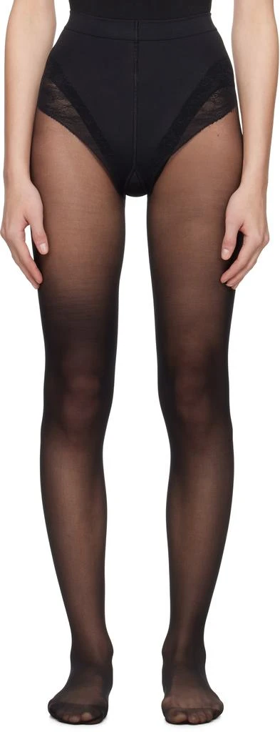 Wolford Black Tummy 20 Control Top Tights