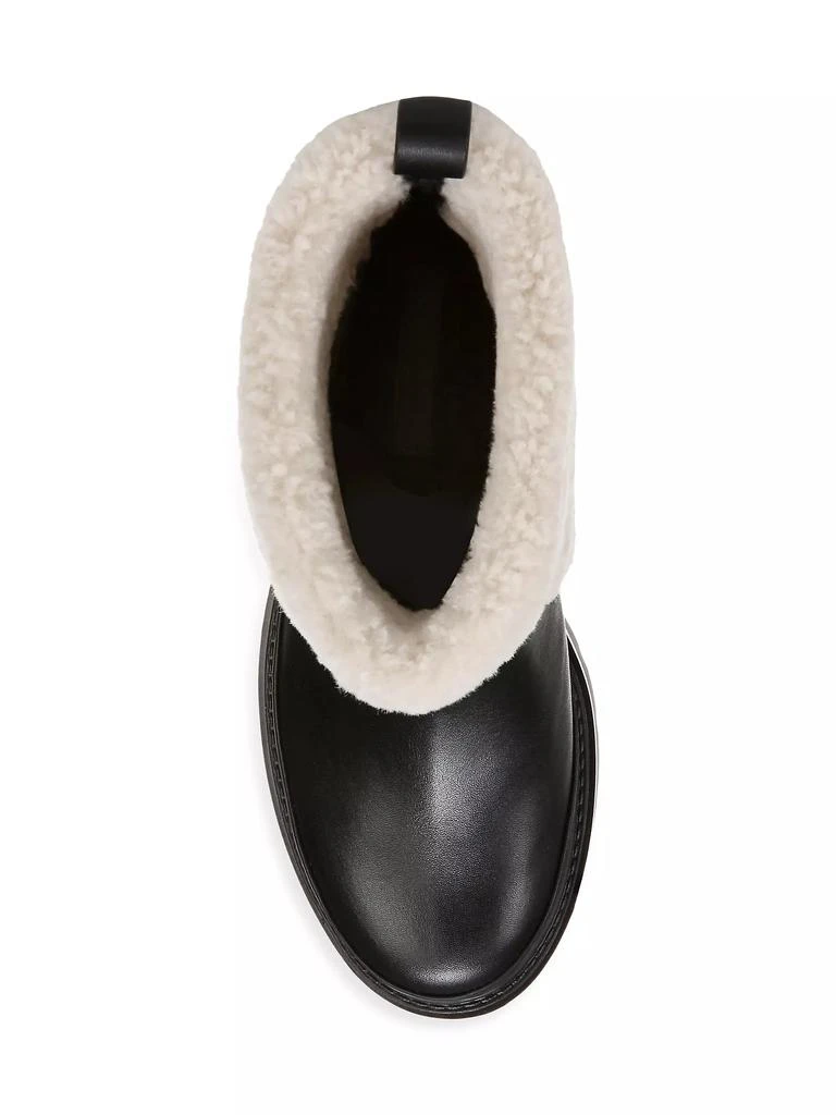 Vince Percie Shearling-Trimmed Short Boots 4