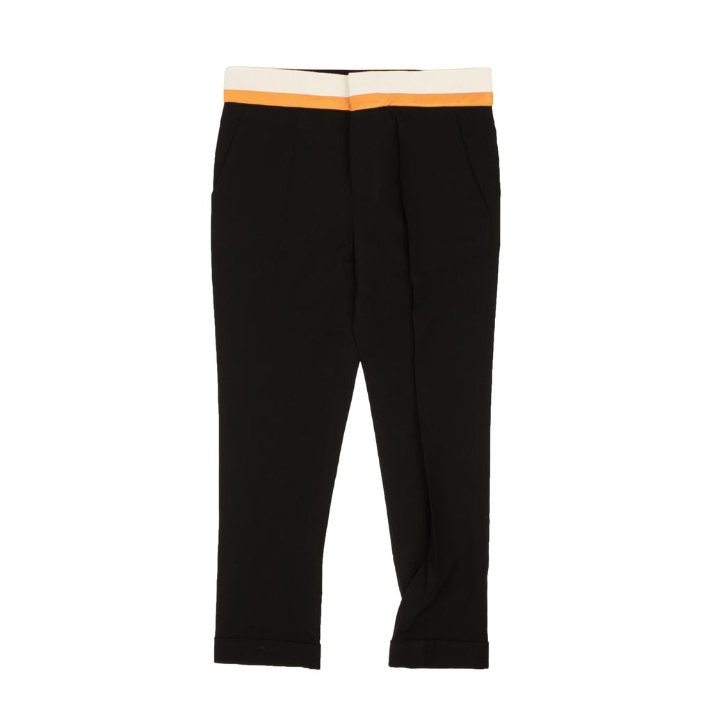 haider ackermann Waistband Ribbon Detail Trousers Cosmos - Black