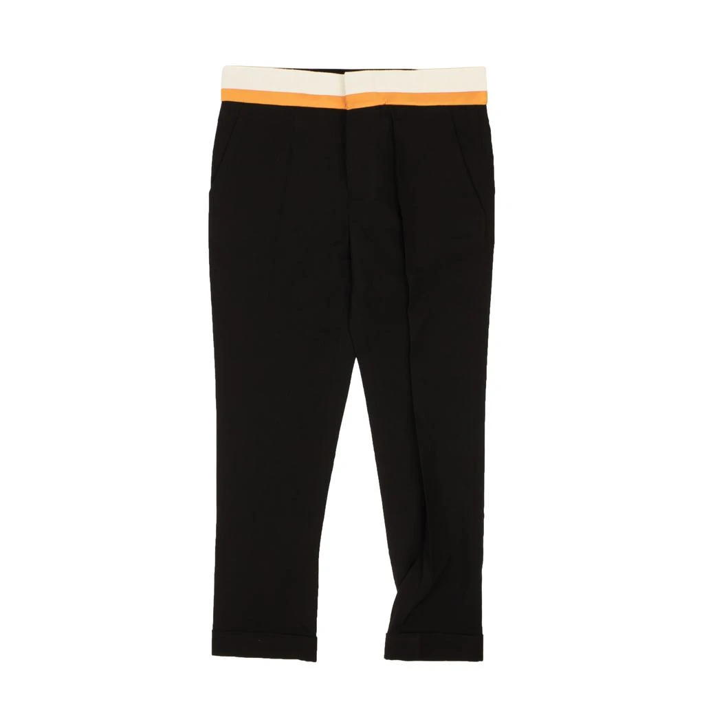 haider ackermann Waistband Ribbon Detail Trousers Cosmos - Black 1