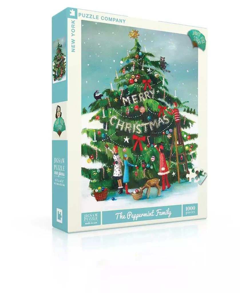 New York Puzzle Company The Peppermint Family 1000 Piece Puzzle 2