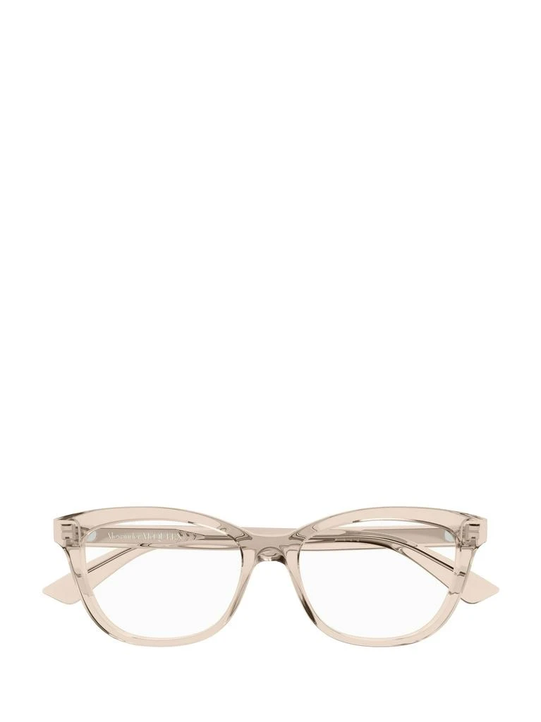 Alexander McQueen Eyewear Alexander McQueen Eyewear Cat-Eye Frame Glasses 1