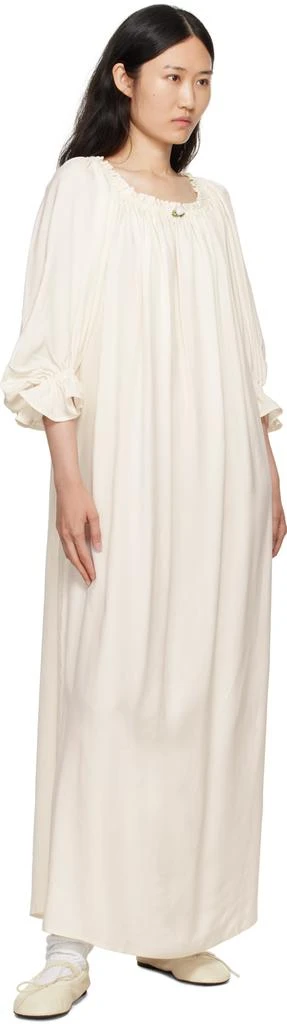 Sleeper White Zephir Maxi Dress 4