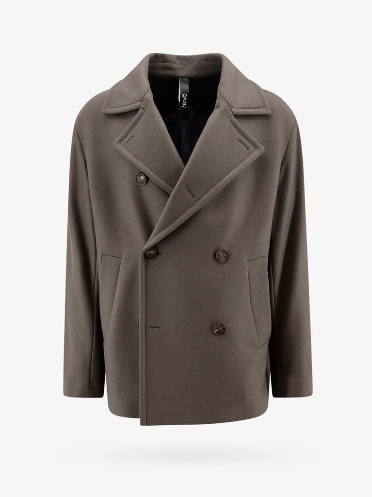HEVÒ Virgin wool peacoat