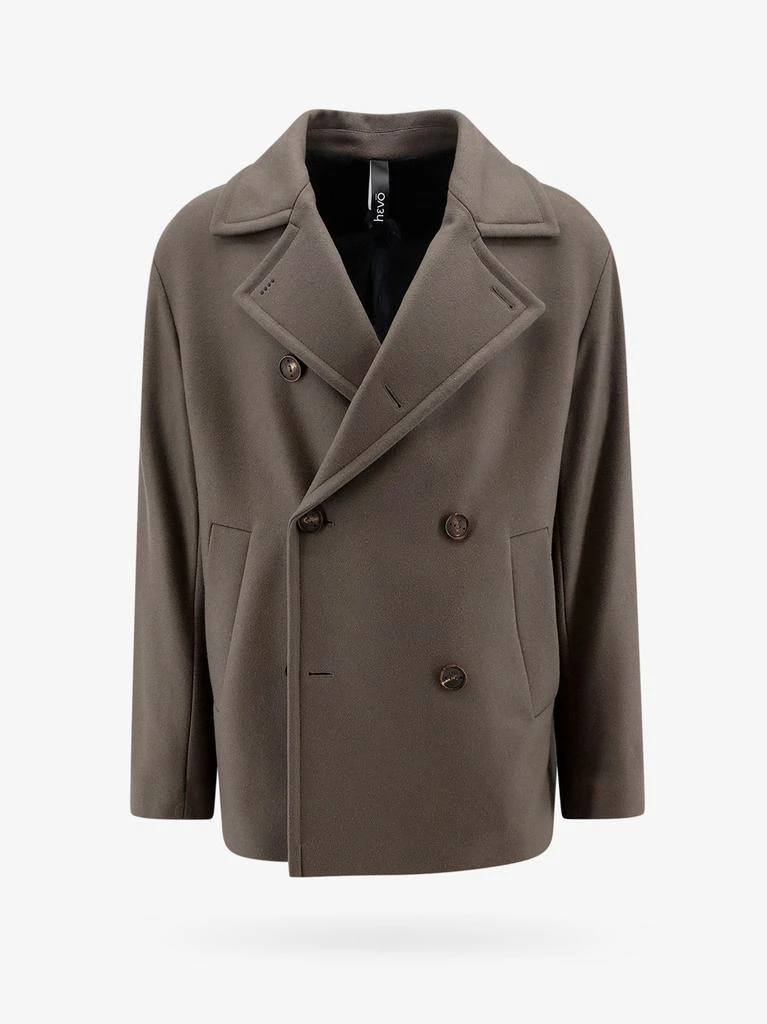 HEVÒ Virgin wool peacoat 1