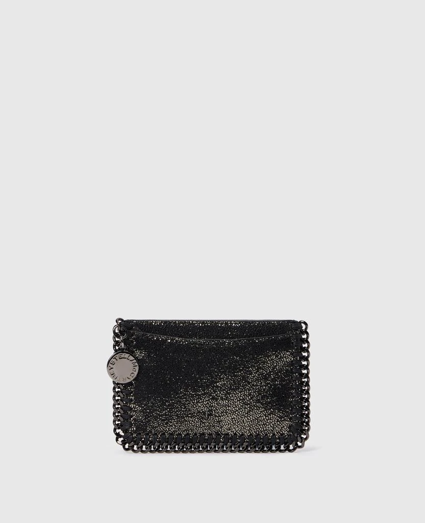 Stella McCartney Stella McCartney - Falabella Zip Cardholder, Woman, Black 1