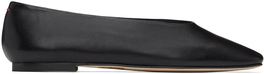 AEYDE Black Kirsten Ballerina Flats 1