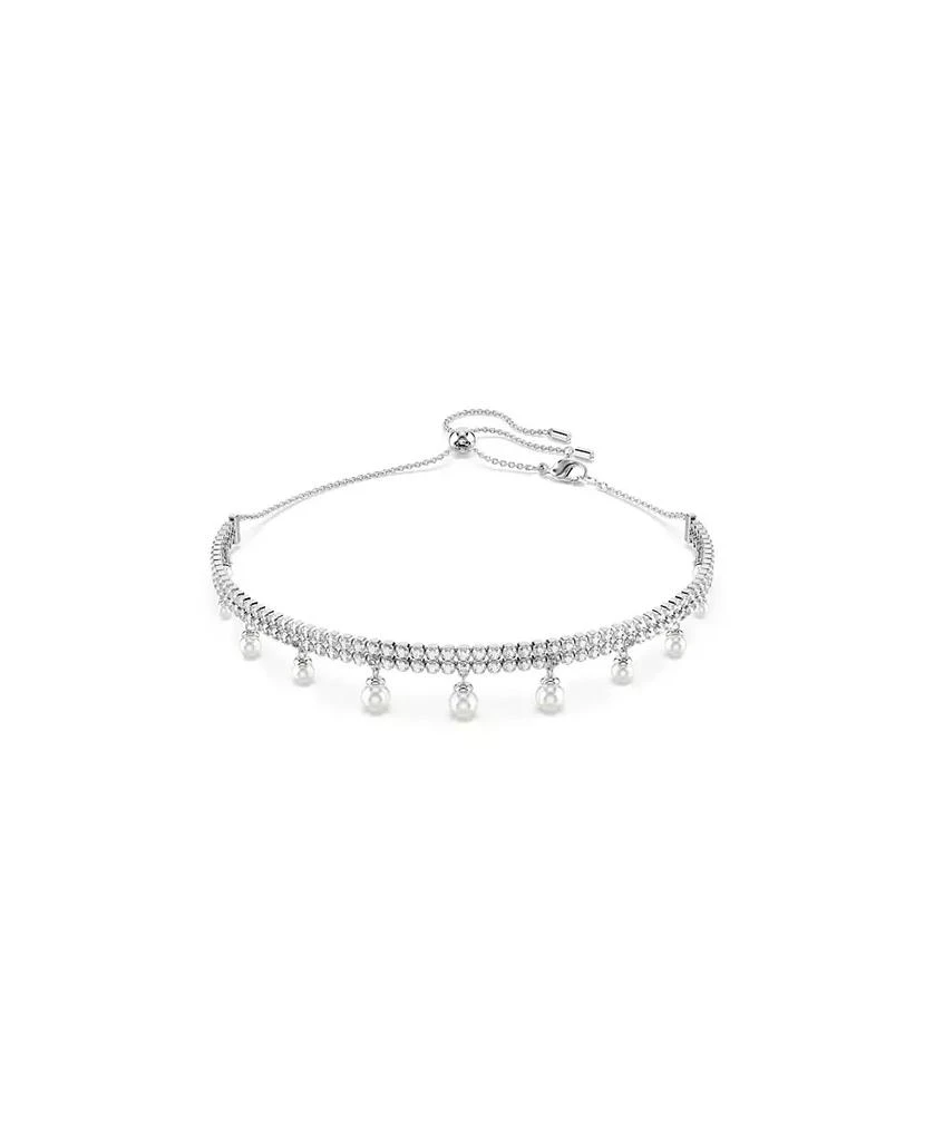 Swarovski Ariana Grande x Swarovski® Crystal Cultivated Pearl Round Cut Choker Necklace 1