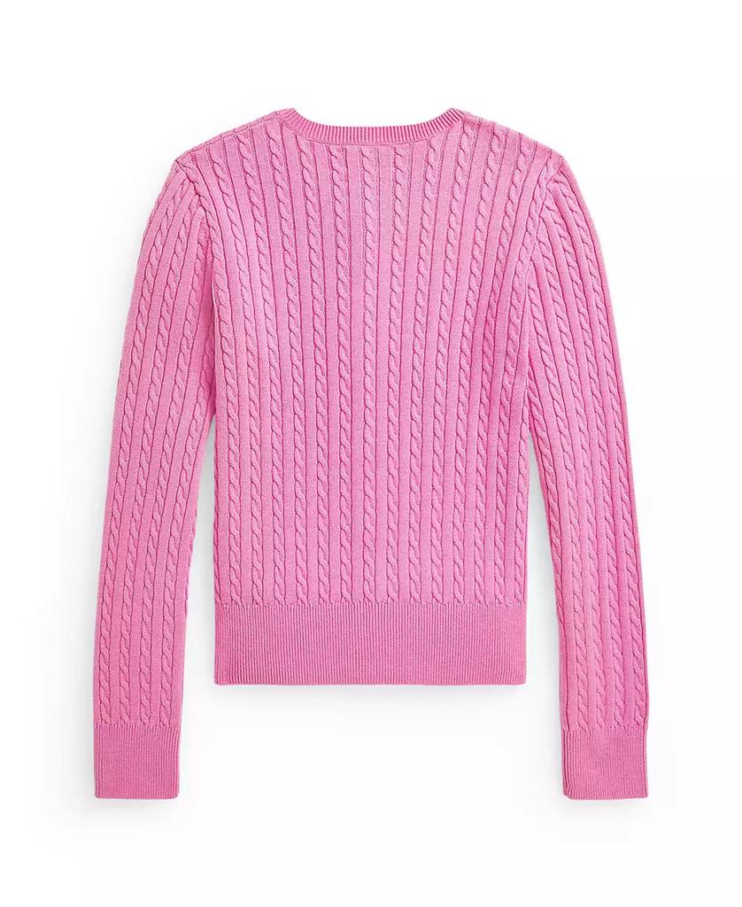 Ralph Lauren Big Girls Mini-Cable Cotton Cardigan