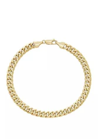 Belk 
Co. Cuban Bracelet in 10K Gold
