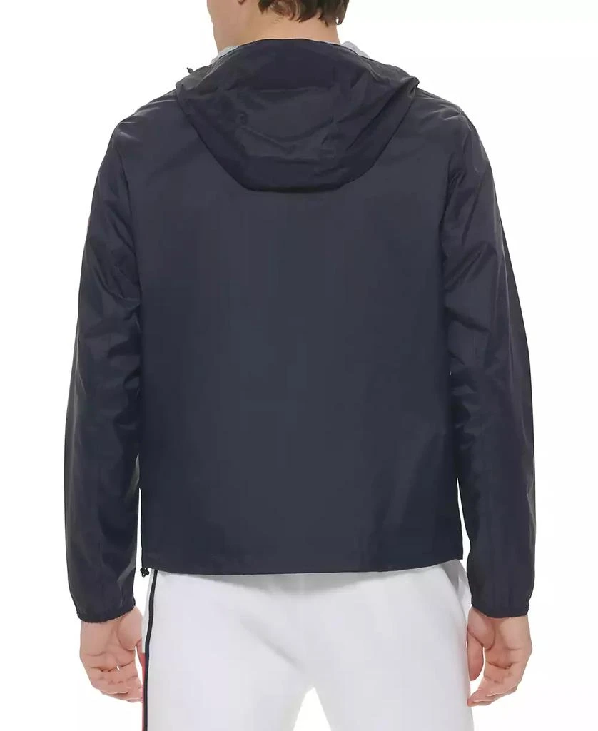 Tommy Hilfiger Men
s Stretch Hooded Zip-Front Rain Jacket 2