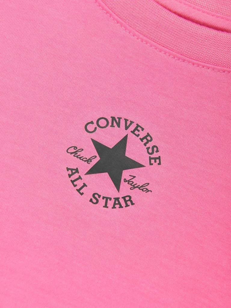 Converse Converse Girls Chuck Patch Boxy T-Shirt in Pink 3