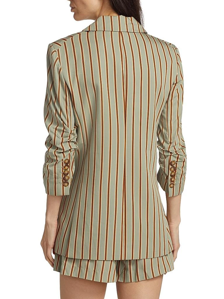VERONICA BEARD Kiernan Striped Double-Breasted Jacket 5