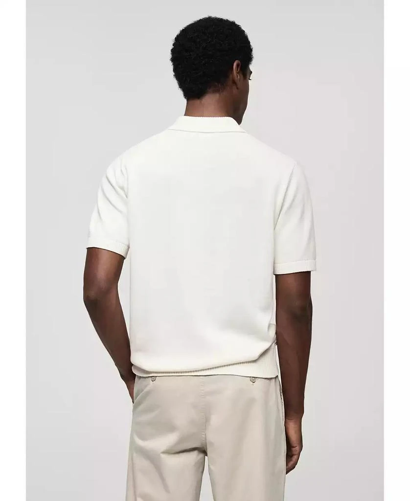 Mango Men's Fine-Knit Cotton Polo Shirt 9