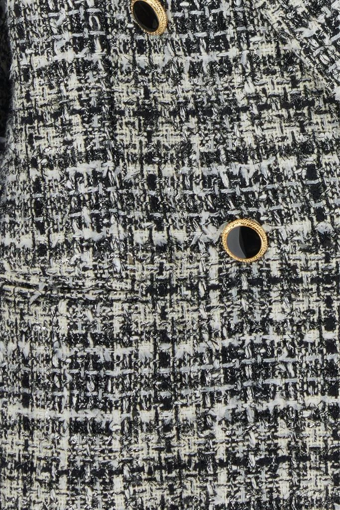 Alessandra Rich Embroidered tweed oversize blazer 5