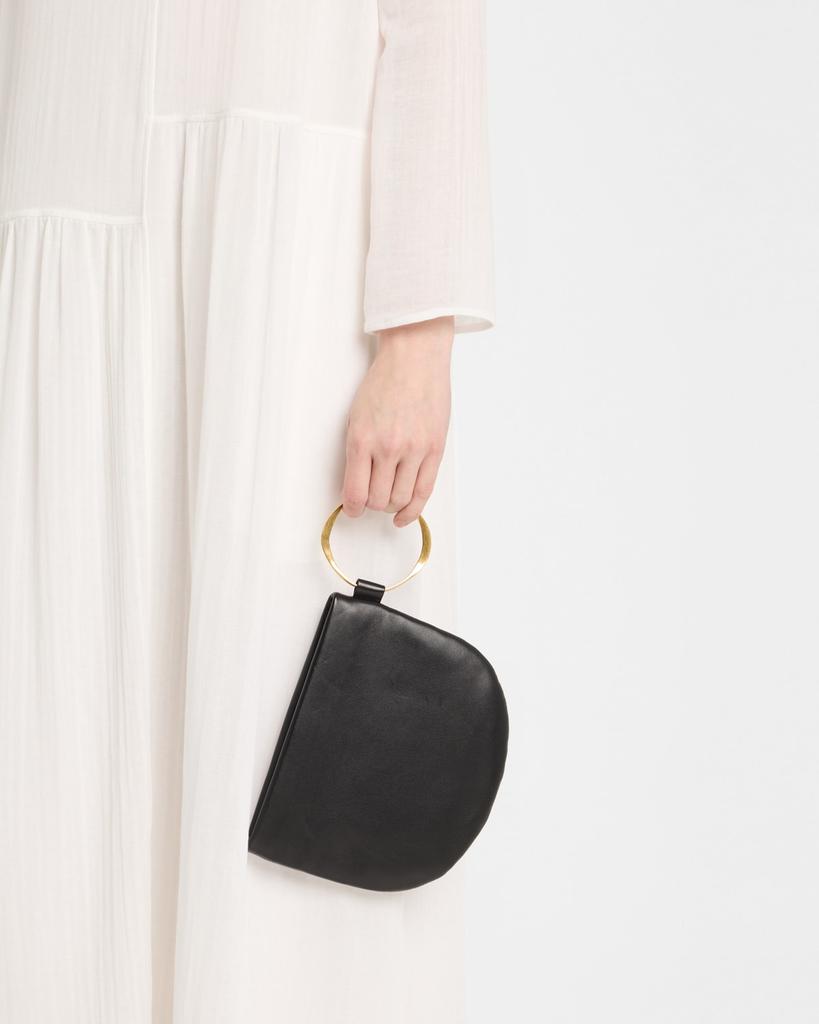 The Row Geo Bracelet Clutch Bag in Napa Leather