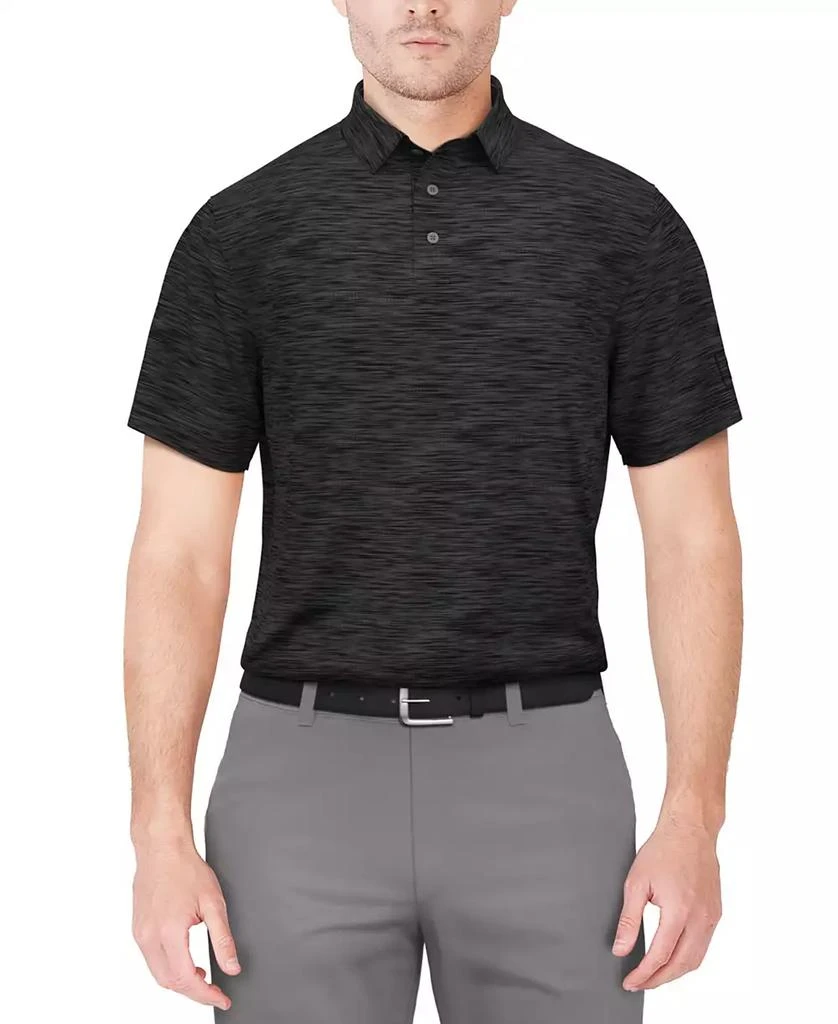 PGA TOUR Men's Short Sleeve Airflux Jaspe Golf Polo Shirt 3