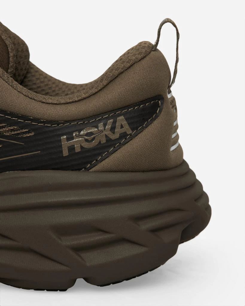 Hoka One One Stealth/Tech Bondi 8 Caged Sneakers Umber / Deep Umber 6