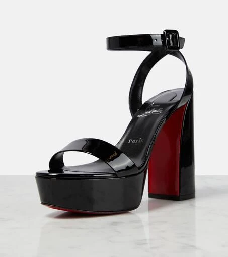 Christian Louboutin Movida Sabina patent leather platform sandals 6