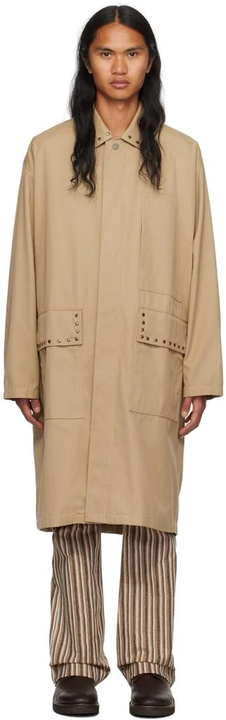 CMMN SWDN Beige Callum Mac Coat 1