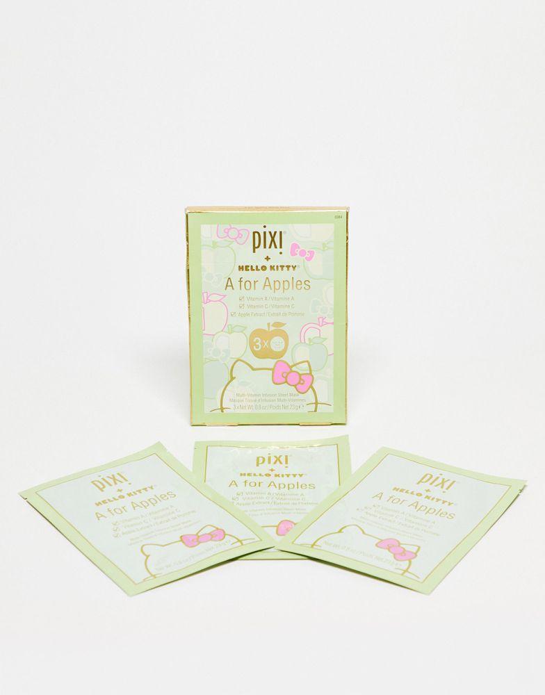 PIXI Pixi Hello Kitty A is for Apple Multi-Vitamin Infused Sheet Masks x 3