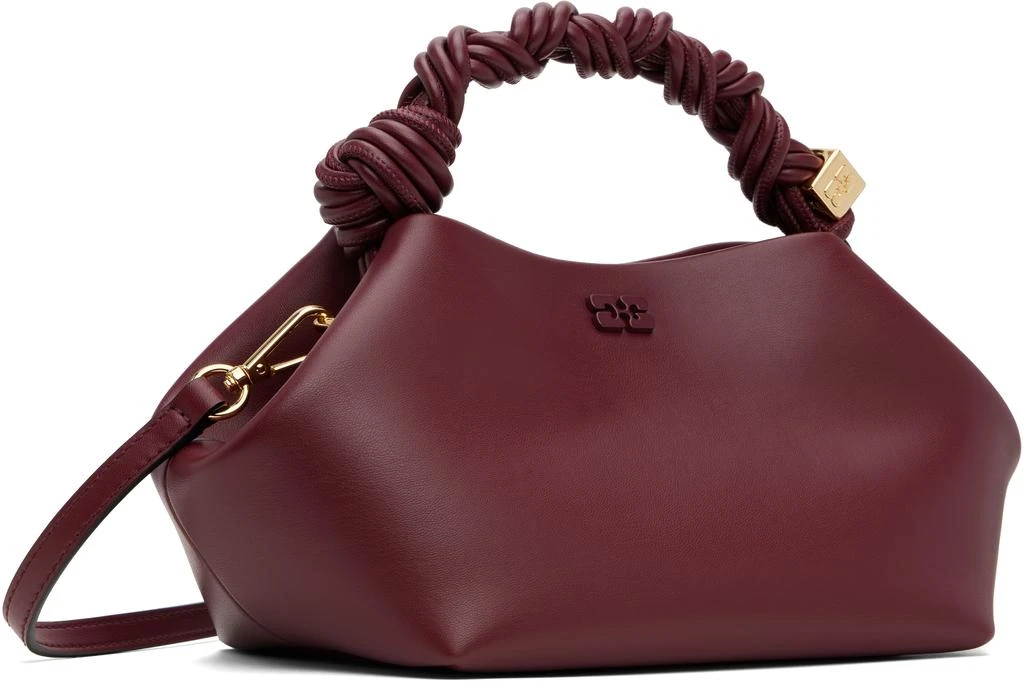 Ganni Burgundy Small GANNI Bou Bag 2