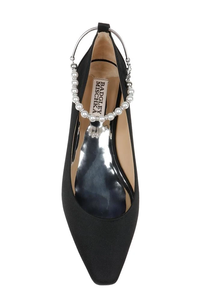 Badgley Mischka London Ankle Strap Flat 5