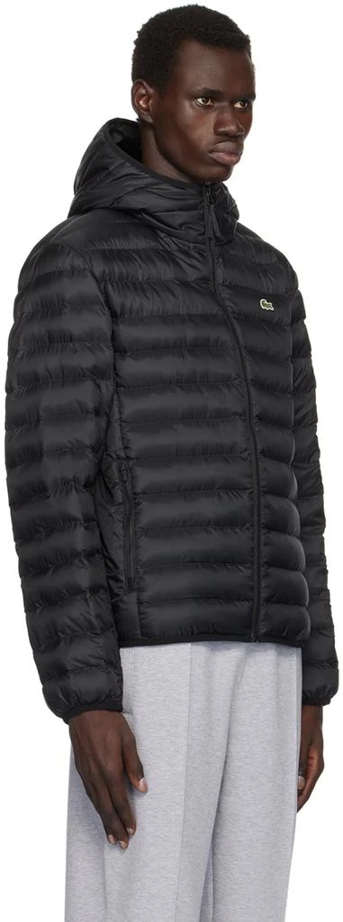 Lacoste Black Zip Puffer Jacket 2