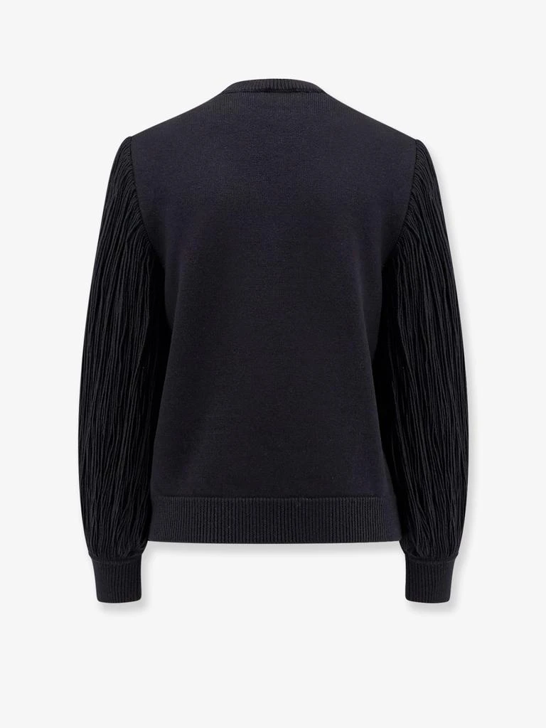 Alaia Wool sweater with fringes detail 5