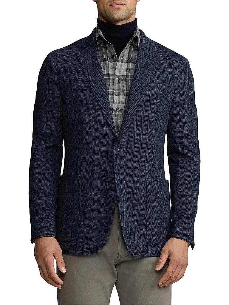 Ralph Lauren Hadley Hand-Tailored Herringbone Jacket 3