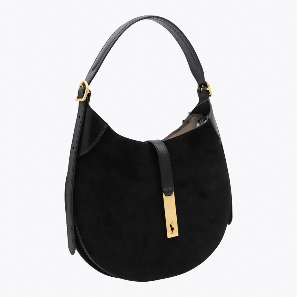 Ralph Lauren Polo Ralph Lauren Black Leather Shoulder Bag 2