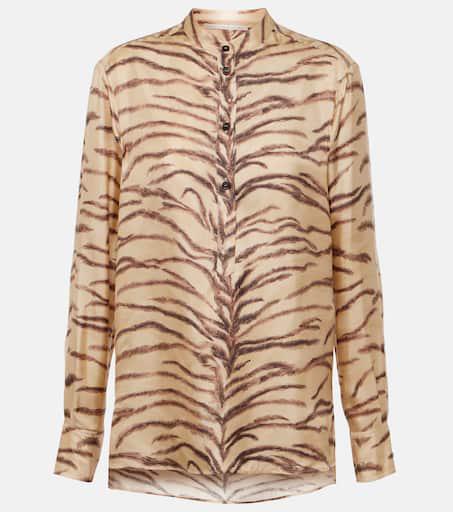 Stella McCartney Stella McCartney - Tiger Print Wide-Sleeve