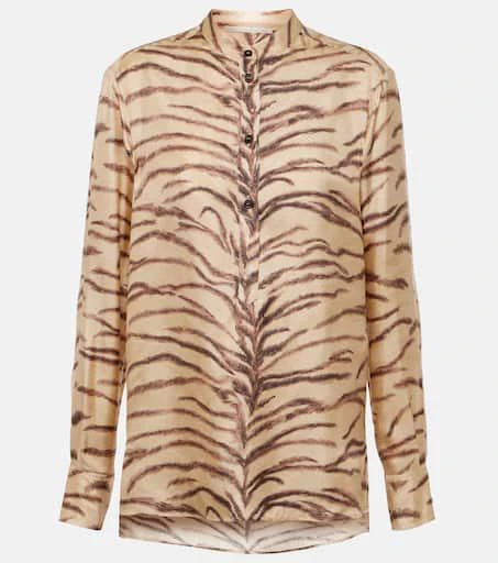 Stella McCartney Printed silk shirt 1