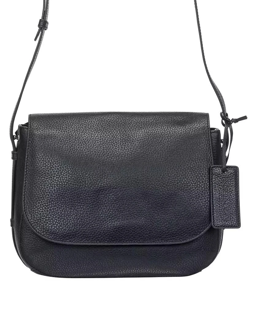 Mancini Leather Goods Women's Pebbled Amy Crossbody Handbag 2