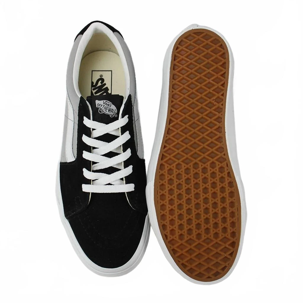 Vans Men's Sk8-Low Sneaker In Black/drizzle 4