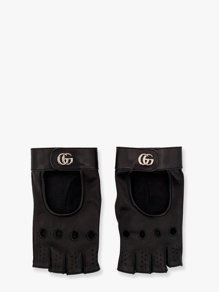 Gucci Fingerless leather gloves