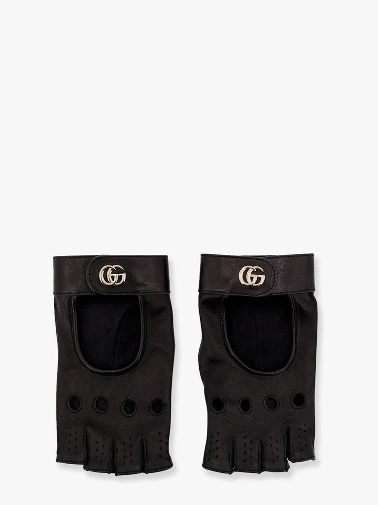 Gucci Fingerless leather gloves 1