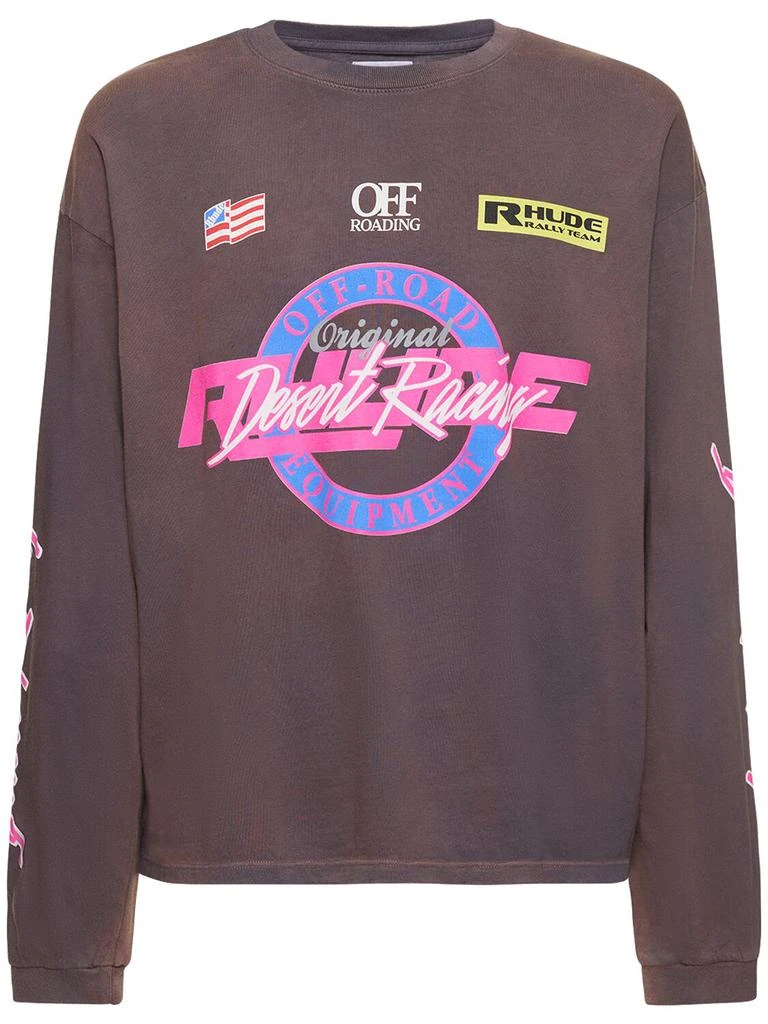 Rhude Desert Racing Long Sleeve T-shirt 1