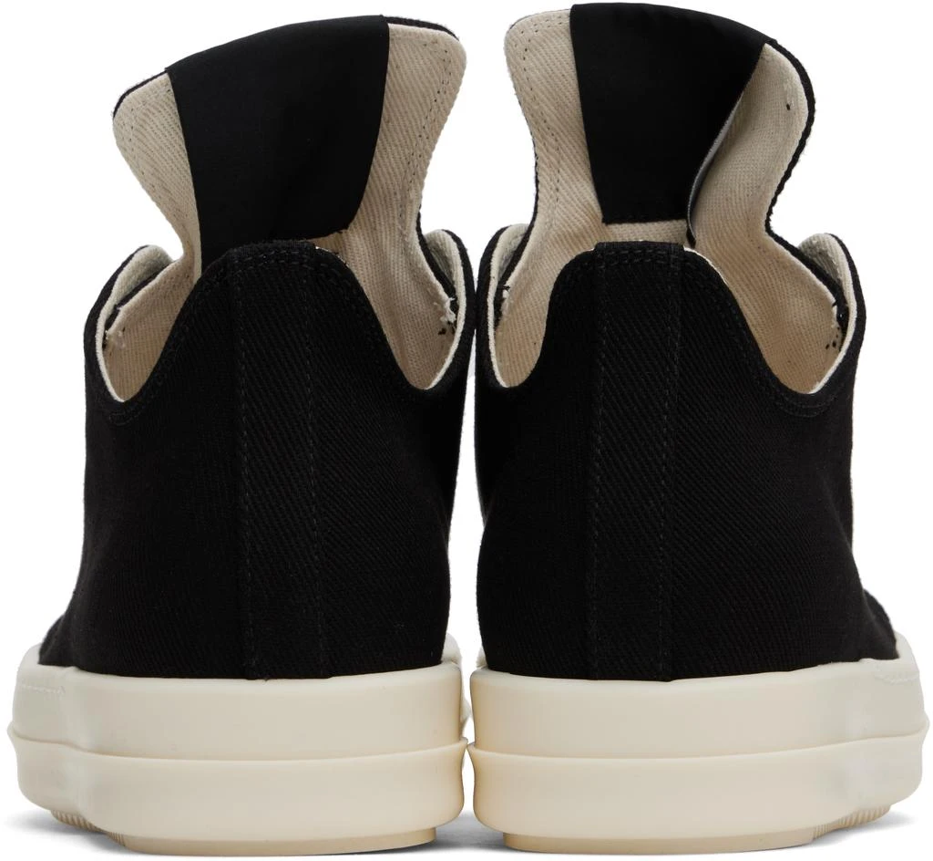 Rick Owens Black Hollywood Low Sneaks Sneakers 2