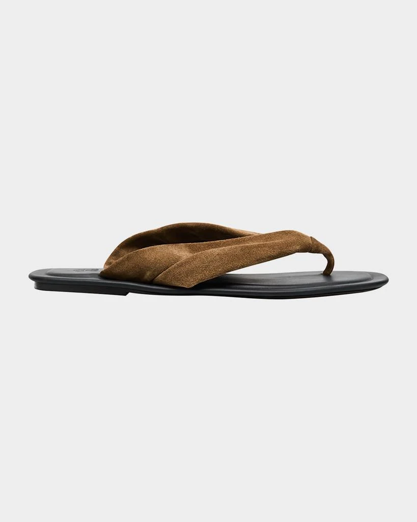 Brunello Cucinelli Suede Thong Sandals 1