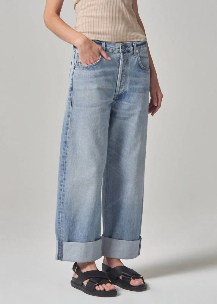Citizen Ayla Baggy Cuffed Jeans In Gemini 1