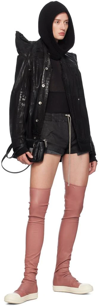 Rick Owens Pink Porterville Rider Stocking Tall Boots 5