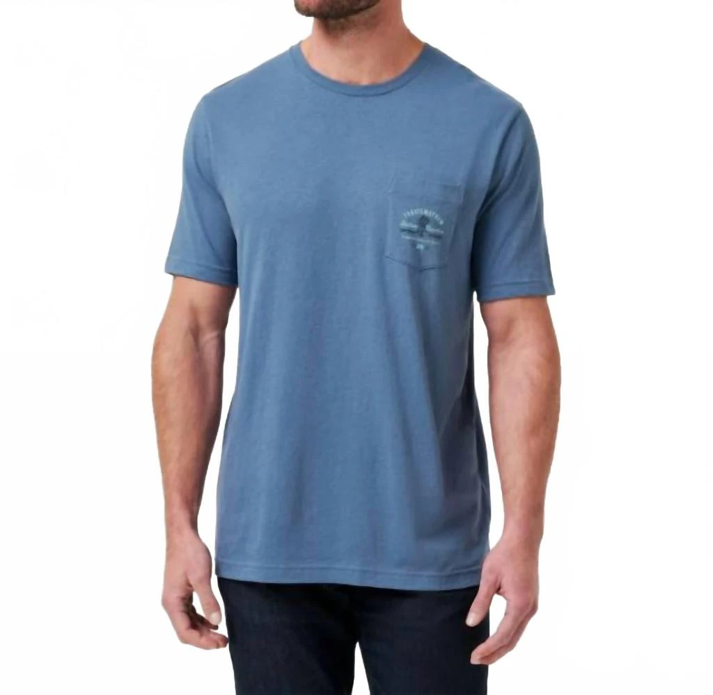 Travis Mathew Chianti Tee In Bering Sea