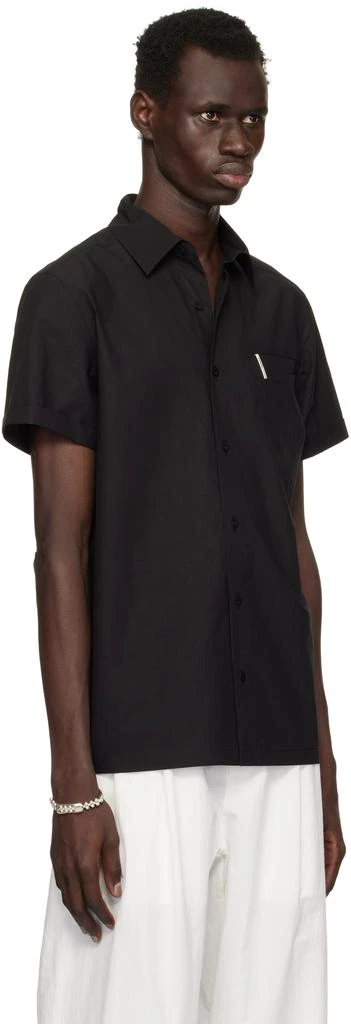 Hyein Seo Black Pin Short Sleeve Shirt 2