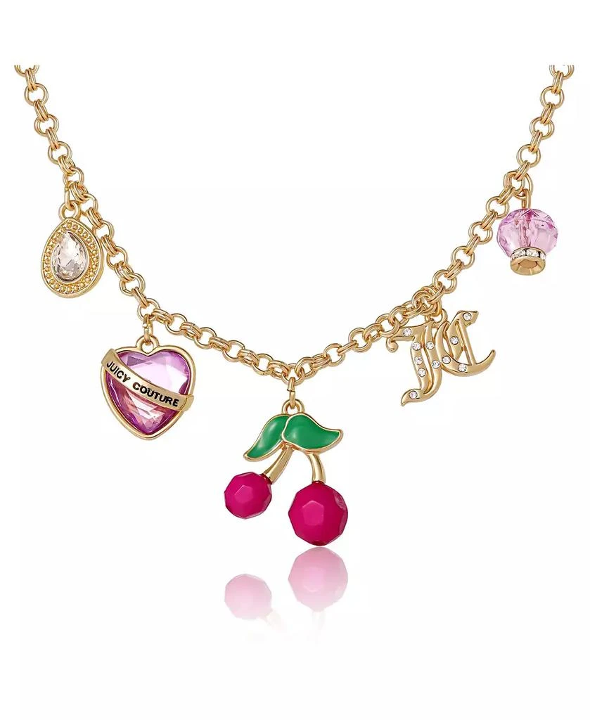 Juicy Couture Cherry Charm Necklace - 18 + 2

