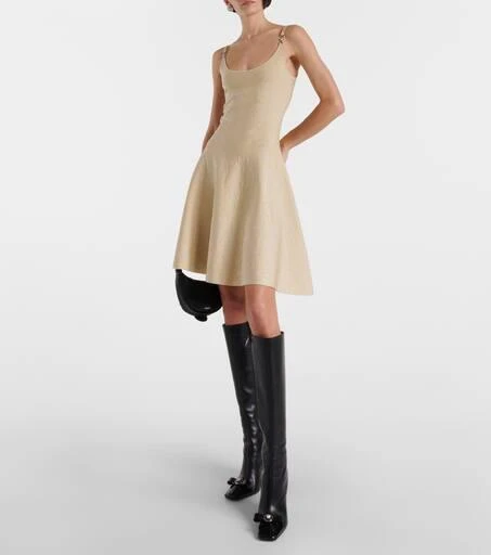 Versace Gianni Ribbon leather knee-high boots 2