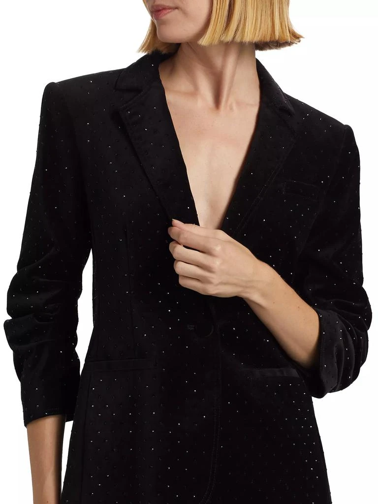 Cinq à Sept Khloe Ditsy Velvetine Blazer 6