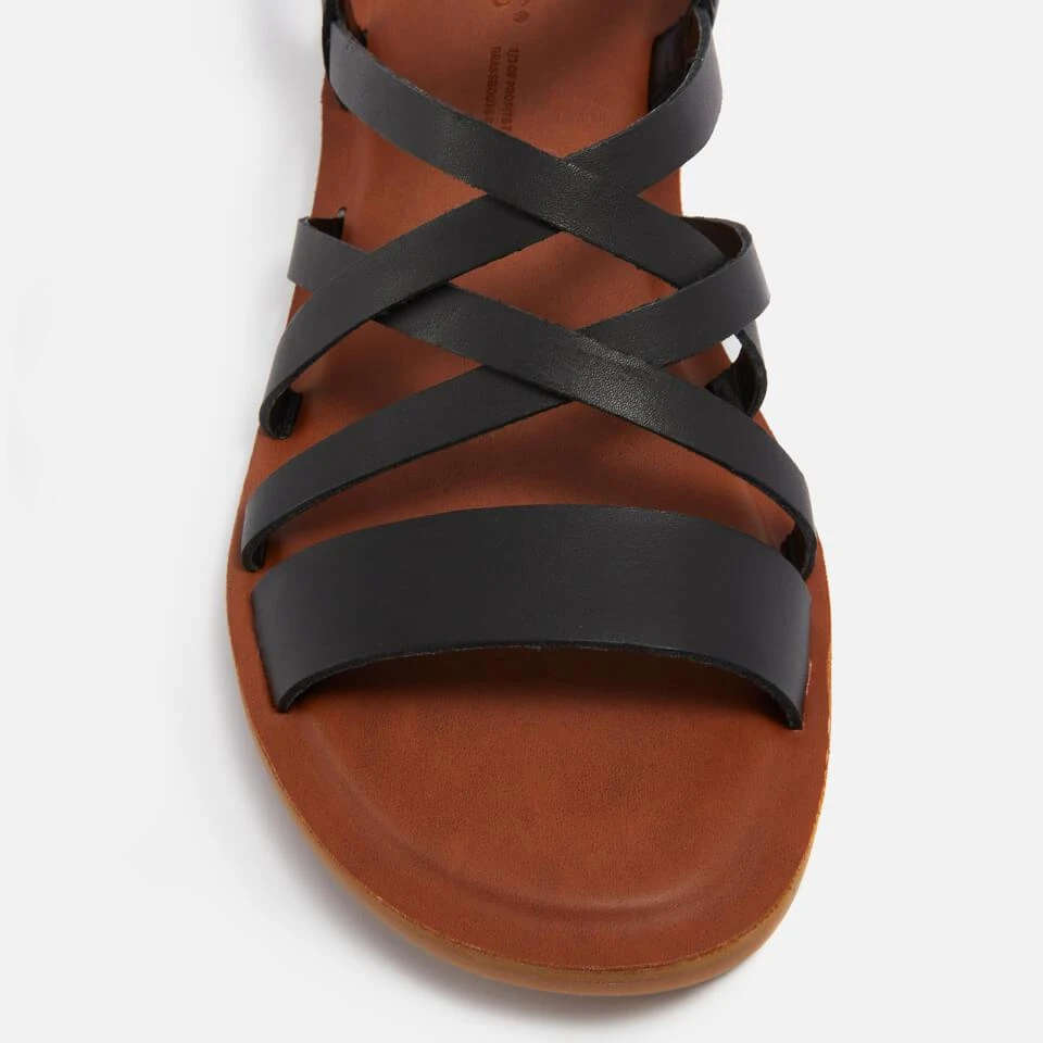 TOMS TOMS WOMEN'S SEPHINA LEATHER SANDALS 3